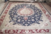 stock wool and silk tabriz persian rugs No.83 factory manufacturer